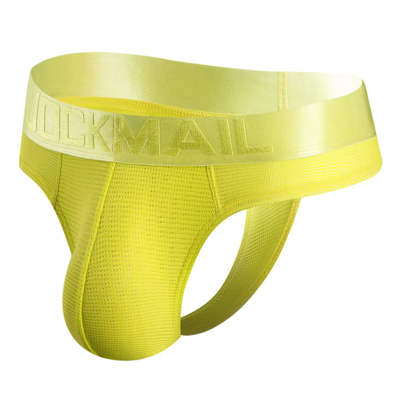Colourful Waistband Thong – 9 Colours incl. Fluor | M–2XL | Nylon & Lycra