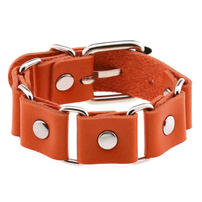 Faux Leather Wristband