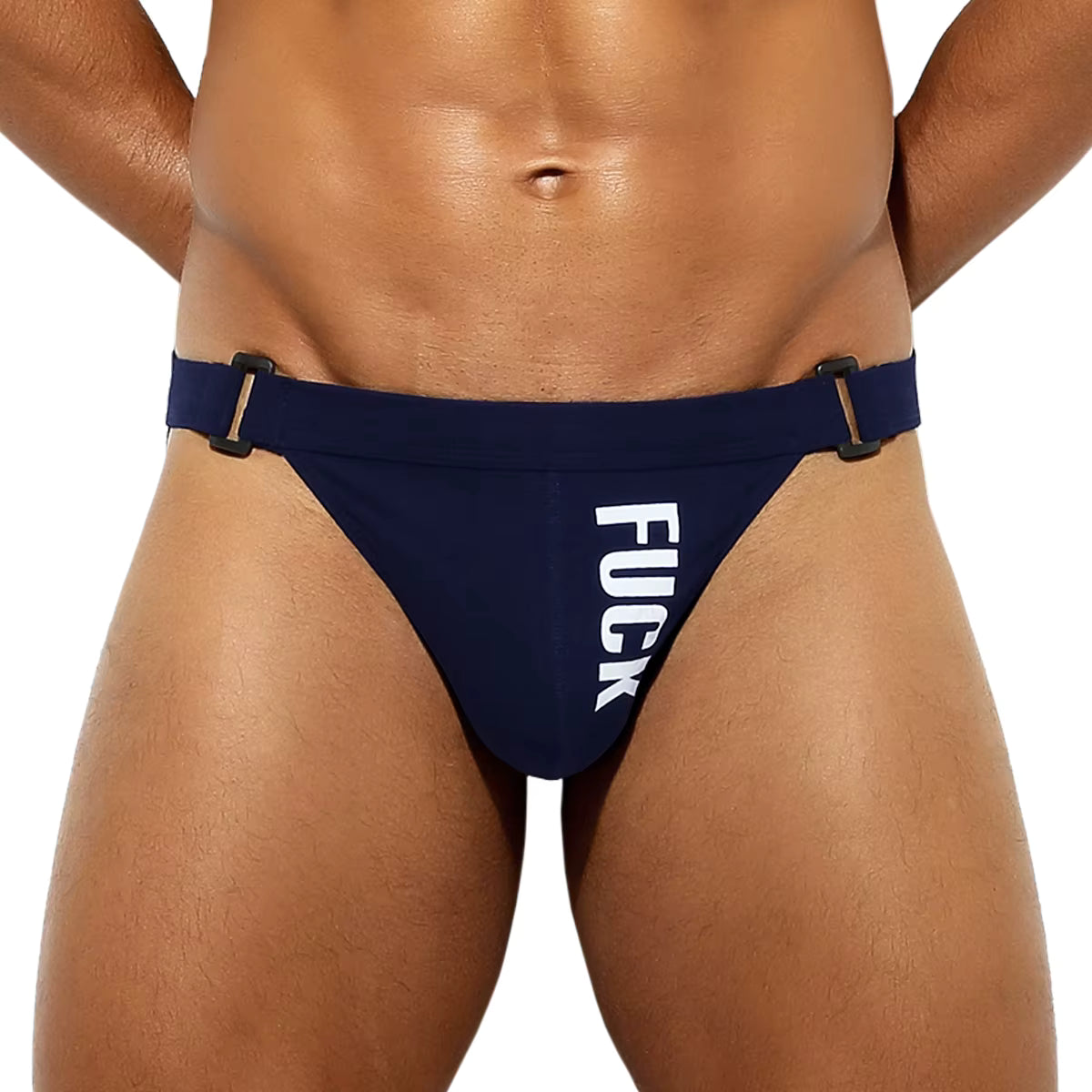 Metal Buckle Jockstrap – 7 Colours | S–2XL | Cotton & Lycra