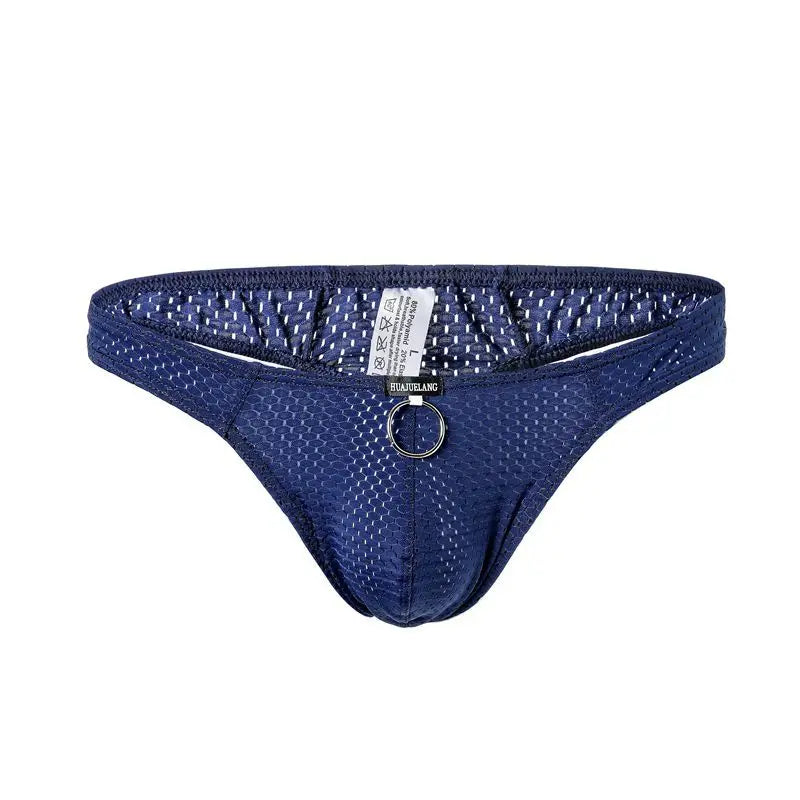 Low-Rise Bulge Pouch Thong – 8 Colours | M–2XL | Nylon & Lycra