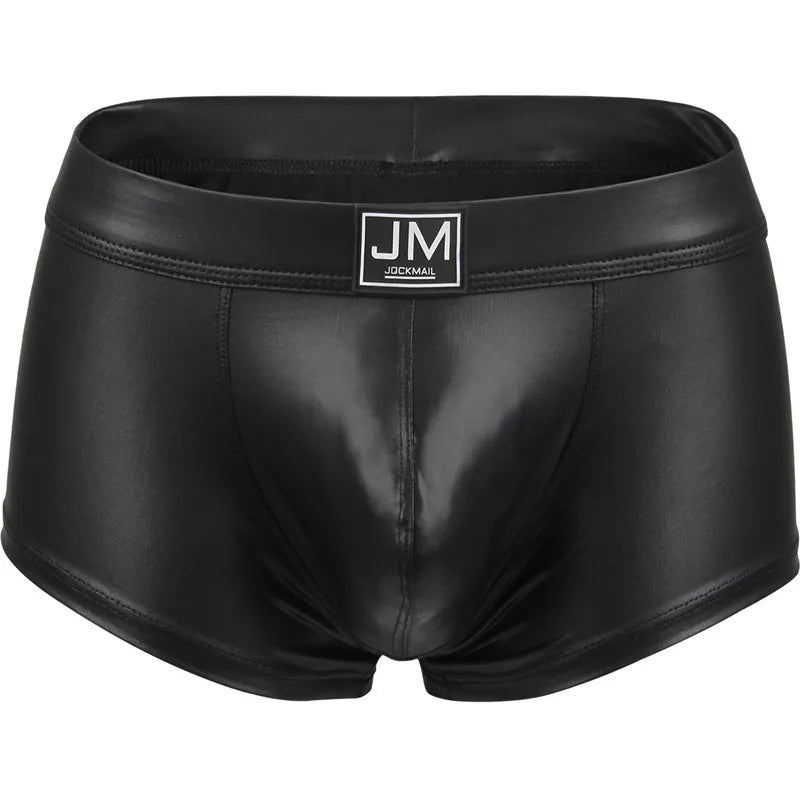 Faux Leather Party Short – 4 Colours | M–XL | Faux Leather & Synthetic