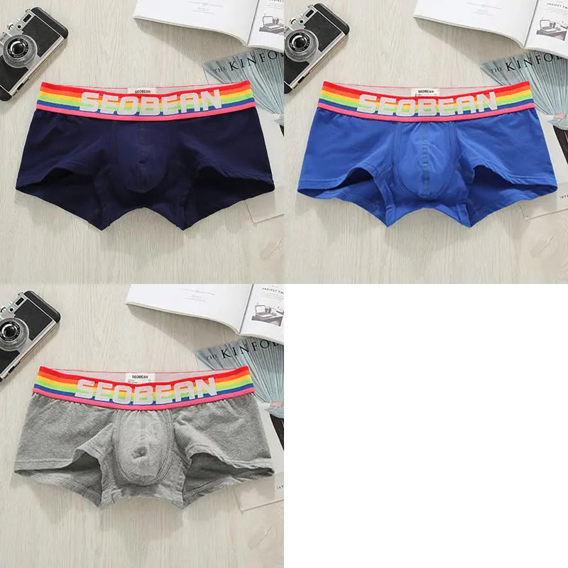 Cotton Boxer Shorts 3-Pack – 6 Colours | M–2XL | Cotton & Elastane