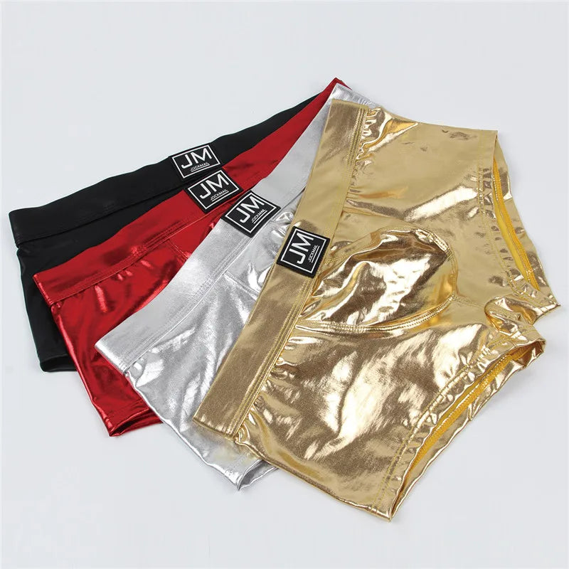 Faux Leather Party Short – 4 Colours | M–XL | Faux Leather & Synthetic