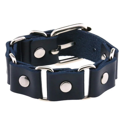Faux Leather Wristband