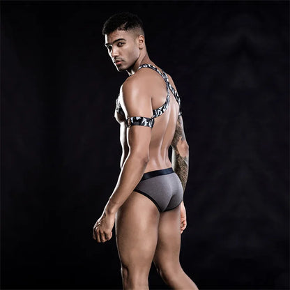 Body Harness Set with Brief & Bracelets