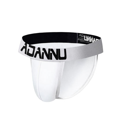 Men's Brief – Black & White | M–2XL | Cotton & Lycra