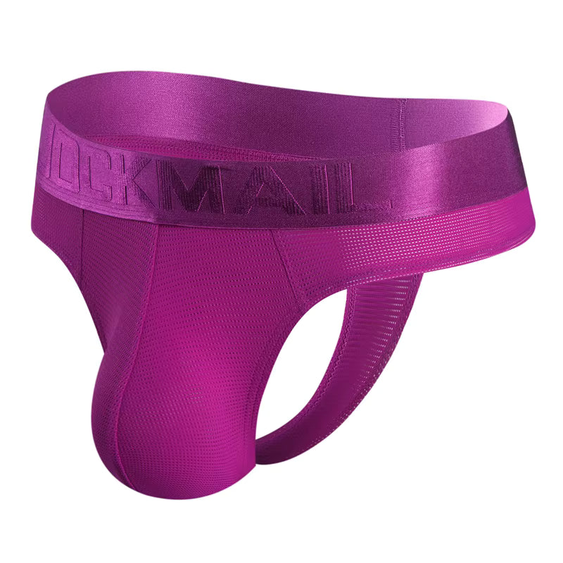 Colourful Waistband Thong – 9 Colours incl. Fluor | M–2XL | Nylon & Lycra