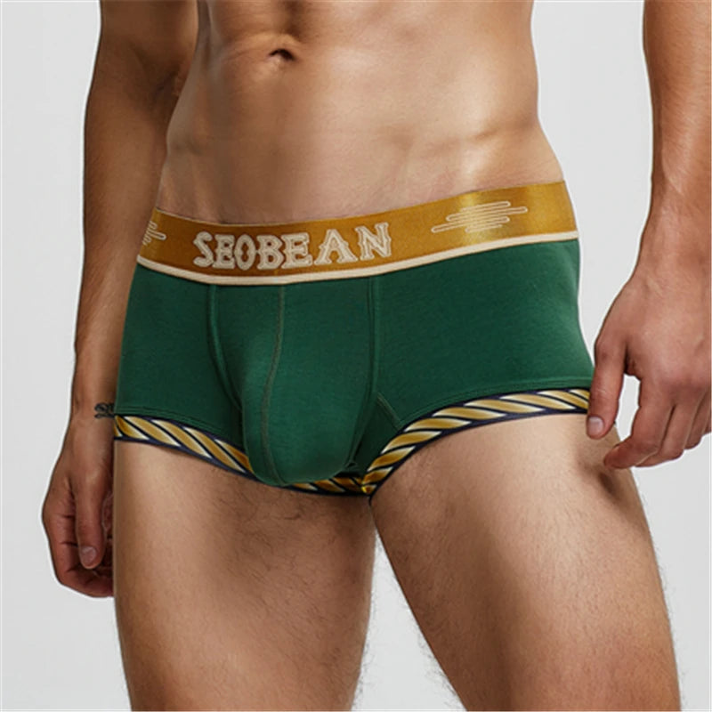 Cotton Sport Boxer Shorts – 5 Colours | M–2XL | Cotton & Elastane