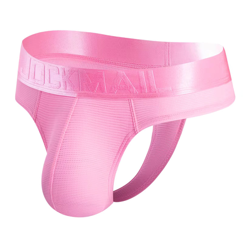 Colourful Waistband Thong – 9 Colours incl. Fluor | M–2XL | Nylon & Lycra