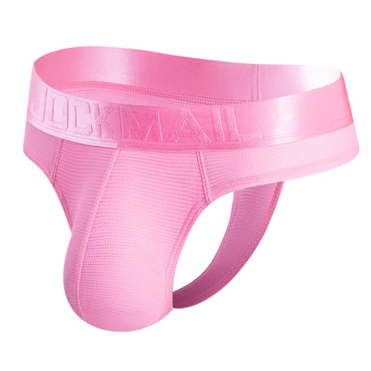Colourful Waistband Thong – 9 Colours incl. Fluor | M–2XL | Nylon & Lycra