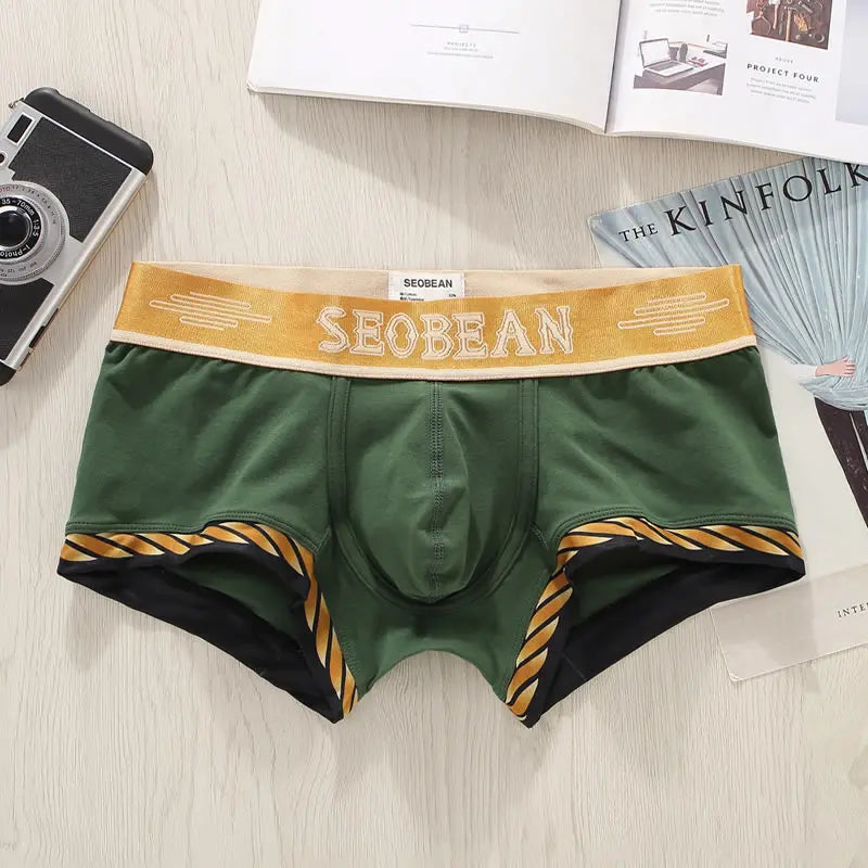 Cotton Sport Boxer Shorts – 5 Colours | M–2XL | Cotton & Elastane