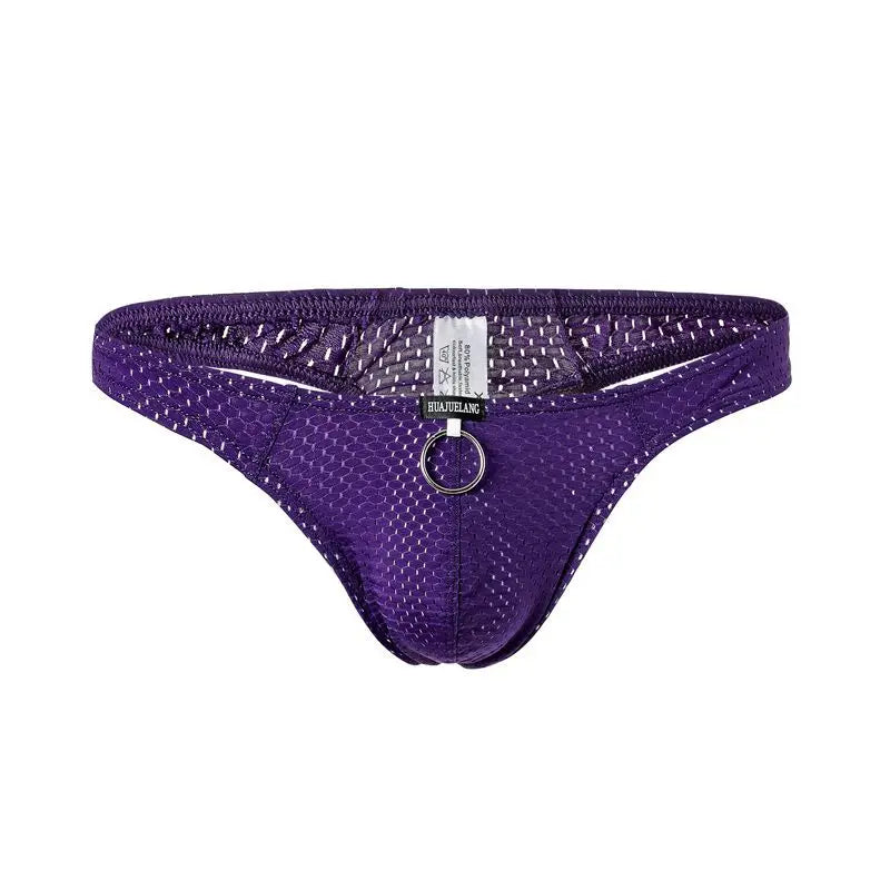 Low-Rise Bulge Pouch Thong – 8 Colours | M–2XL | Nylon & Lycra
