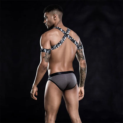 Body Harness Set with Brief & Bracelets