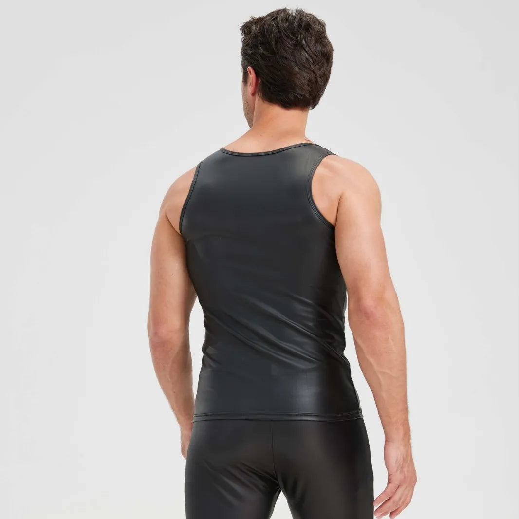Kunstleren Tanktop en Short