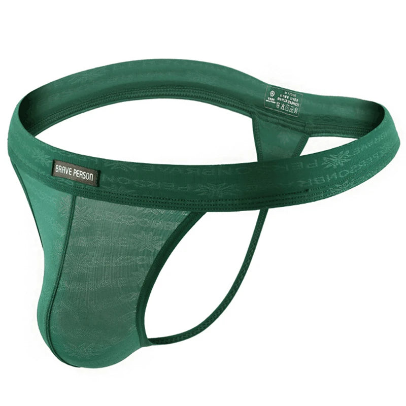 Sheer Mesh Thong – 4 Colours | S–XL | Nylon