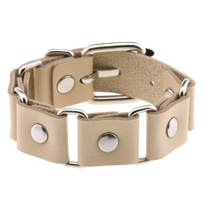 Faux Leather Wristband