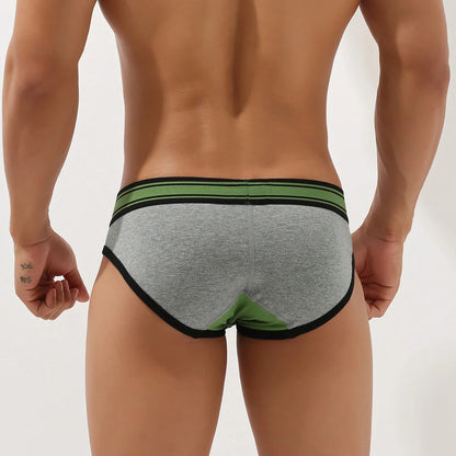 Colour Block Cotton Brief – 3 Colours | M–XXL | Cotton & Elastane