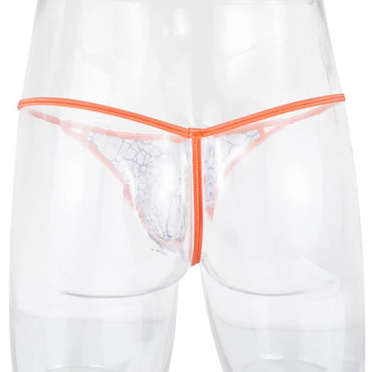 Men's Spider Mesh Transparent Thong – Sexy G-String Jockstrap Underwear | S–XL