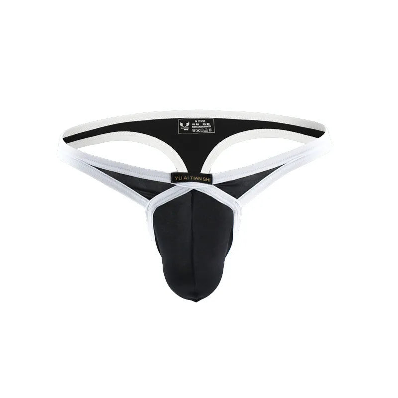 Backless Bulge Pouch Thong – 5 Colours | S–XL | Nylon & Lycra