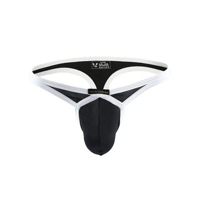 Backless Bulge Pouch Thong – 5 Colours | S–XL | Nylon & Lycra