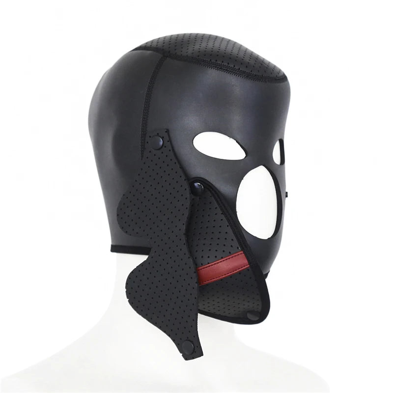 Neoprene Hawk Mask – Premium Fetish Mask with Removable Mouth & Eye Piece