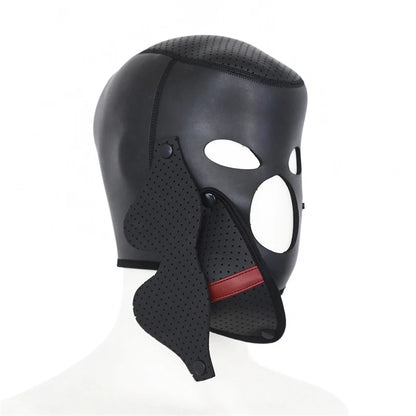 Neoprene Hawk Mask – Premium Fetish Mask with Removable Mouth & Eye Piece