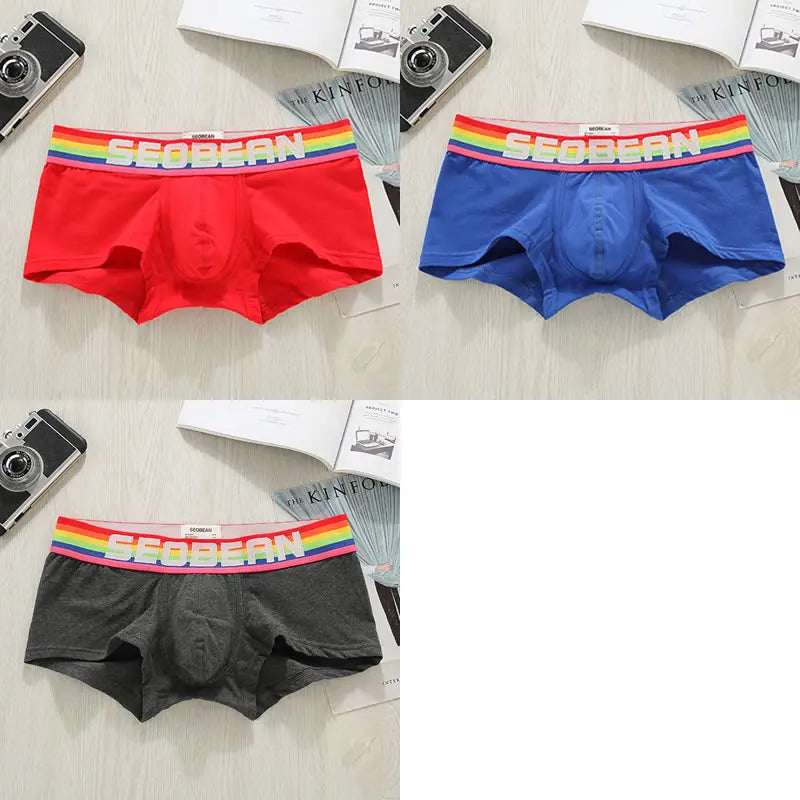 Cotton Boxer Shorts 3-Pack – 6 Colours | M–2XL | Cotton & Elastane
