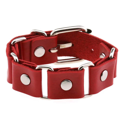Faux Leather Wristband