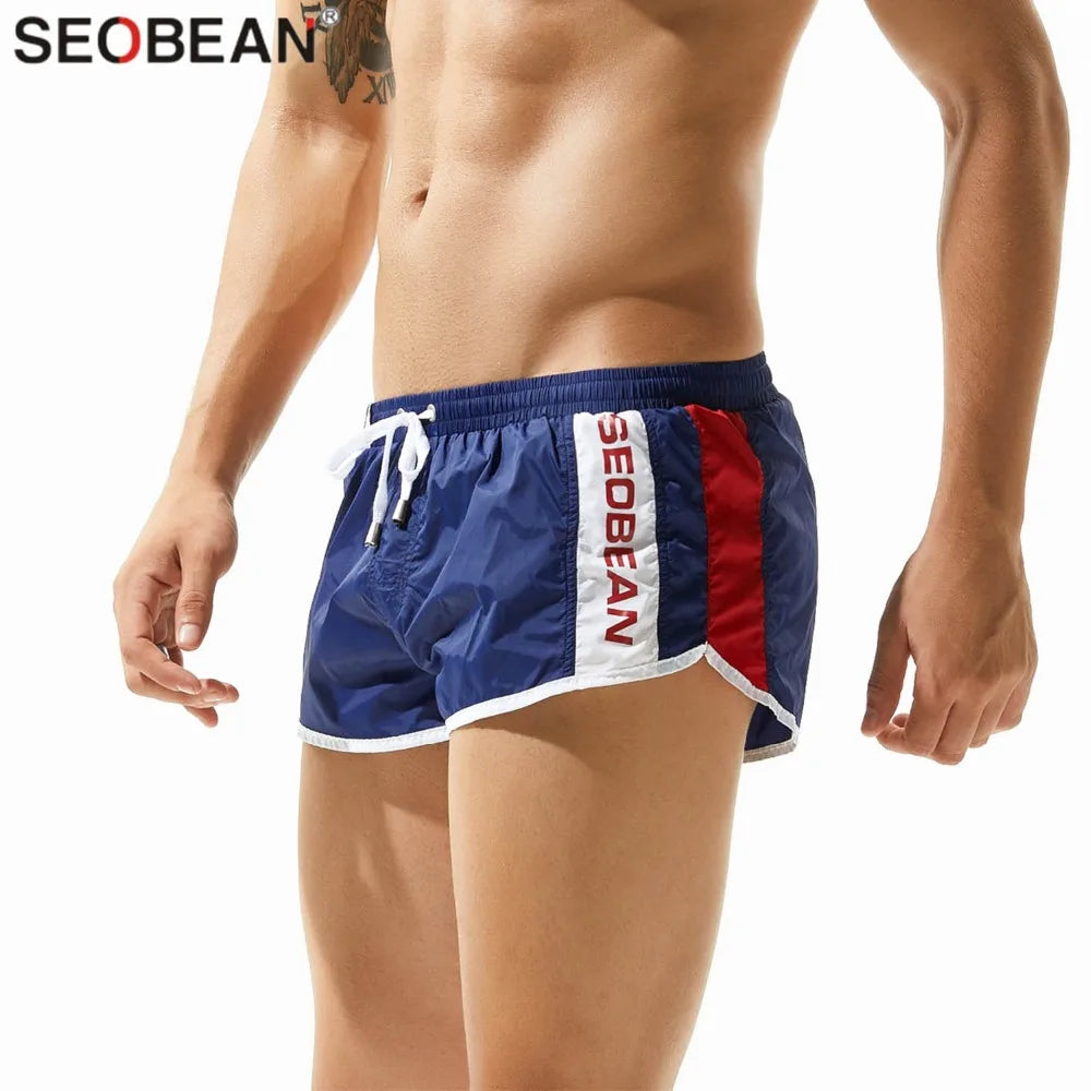 Boardshort – Red, Dark Blue, White & Blue | M–XXL