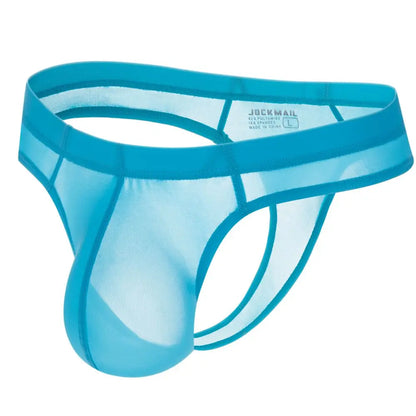 Sheer Nylon Thong – 7 Colours | M–2XL | Nylon & Lycra