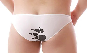 Low-Waist Bear Claw Briefs – 4 Colours | M–2XL | Cotton