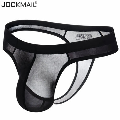 Sheer Nylon Thong – 7 Colours | M–2XL | Nylon & Lycra