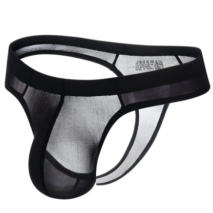 Sheer Nylon Thong – 7 Colours | M–2XL | Nylon & Lycra