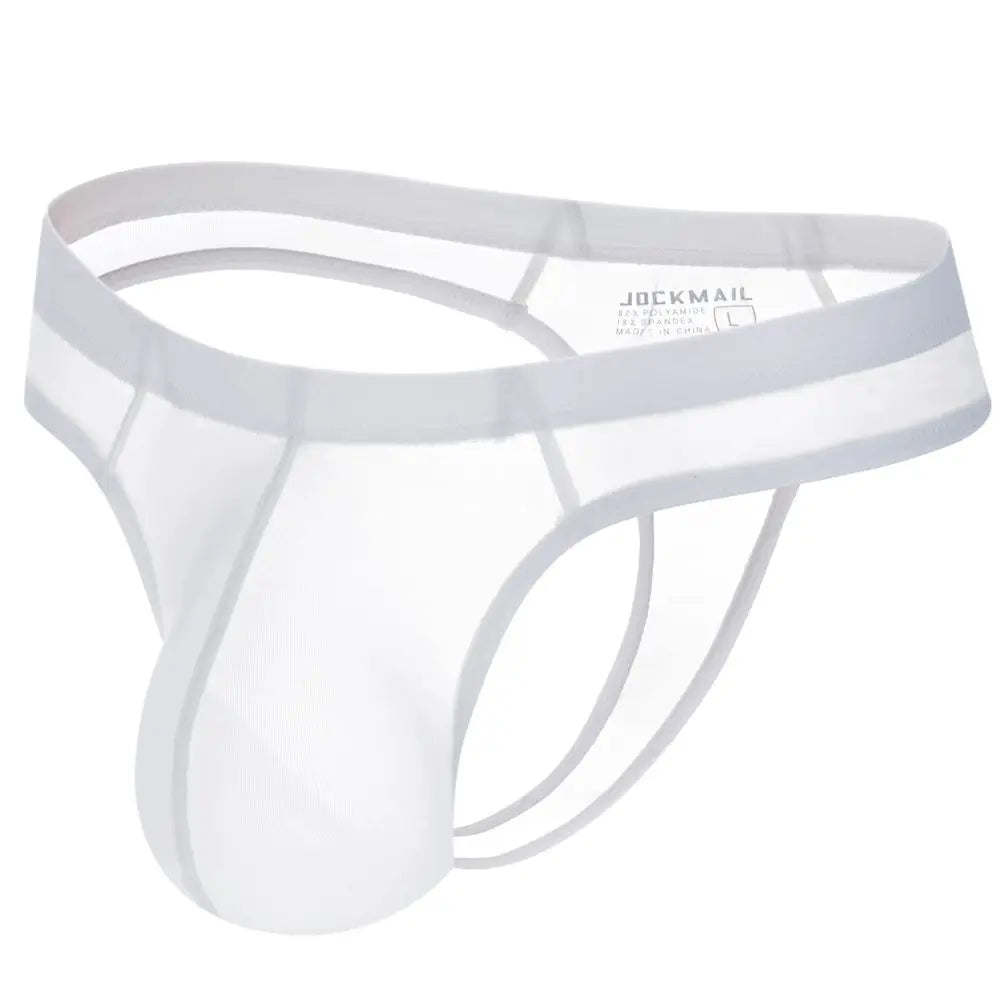Sheer Nylon Thong – 7 Colours | M–2XL | Nylon & Lycra