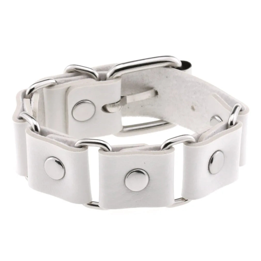 Faux Leather Wristband