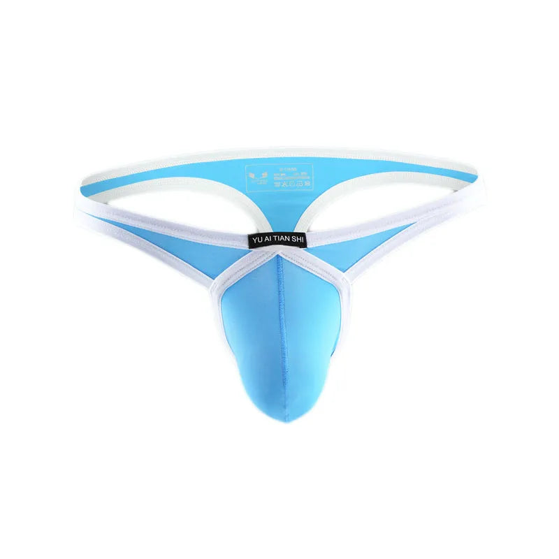 Backless Bulge Pouch Thong – 5 Colours | S–XL | Nylon & Lycra