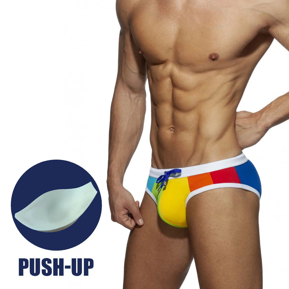 Swimbrief with Optional Pad – With or Without Padding | M–XXL