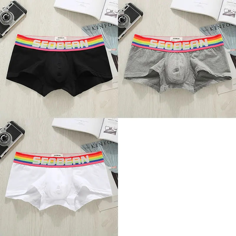 Cotton Boxer Shorts 3-Pack – 6 Colours | M–2XL | Cotton & Elastane