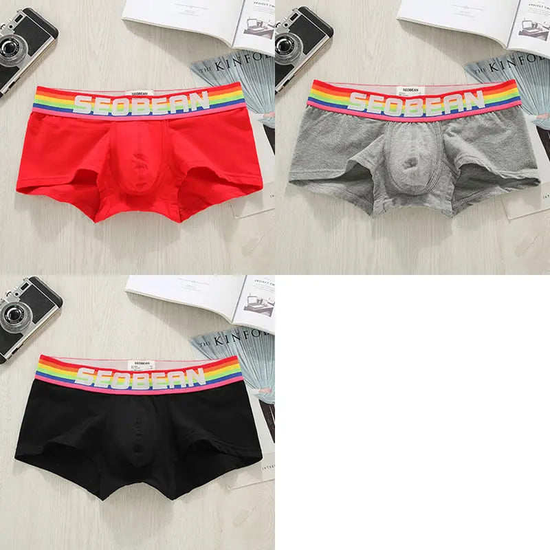 Cotton Boxer Shorts 3-Pack – 6 Colours | M–2XL | Cotton & Elastane