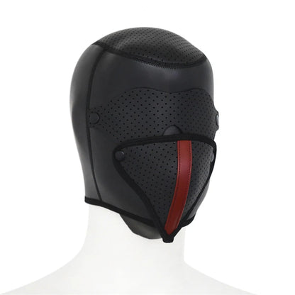 Neoprene Hawk Mask – Premium Fetish Mask with Removable Mouth & Eye Piece