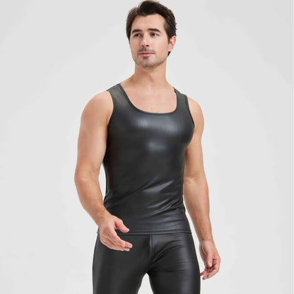 Kunstleren Tanktop en Short