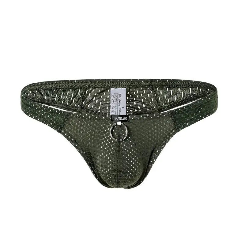 Low-Rise Bulge Pouch Thong – 8 Colours | M–2XL | Nylon & Lycra