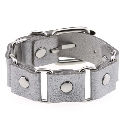 Faux Leather Wristband