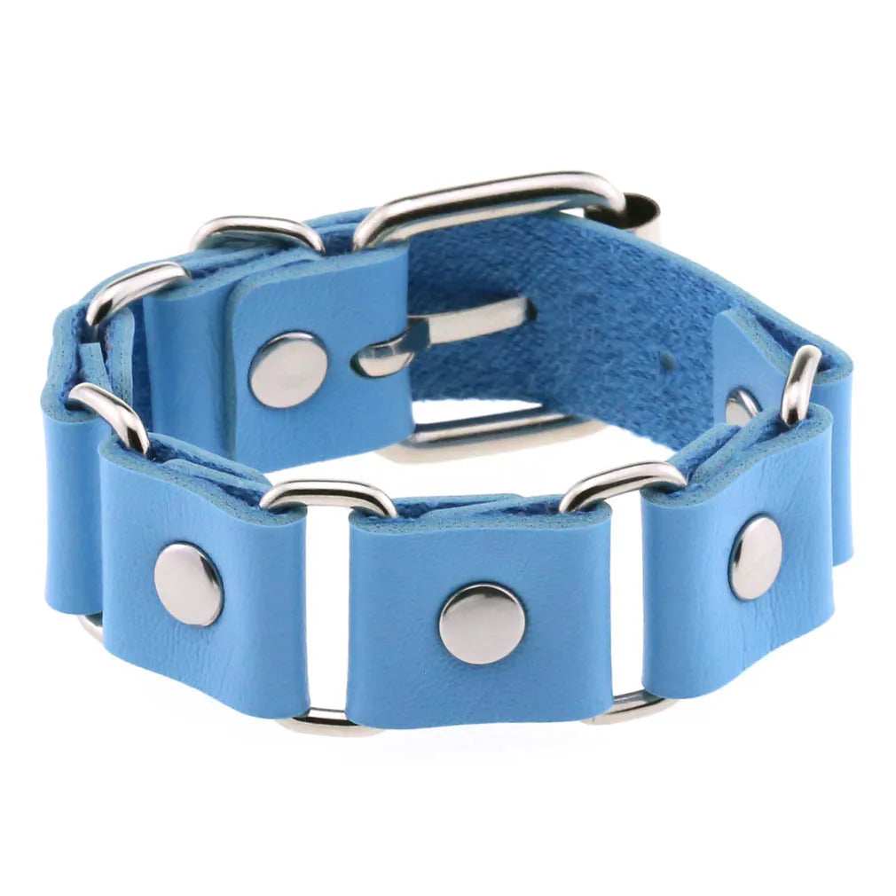 Faux Leather Wristband