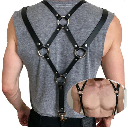 Faux Leather Body Harness | 18 Styles | One Size