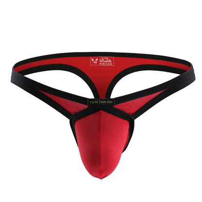 Backless Bulge Pouch Thong – 5 Colours | S–XL | Nylon & Lycra