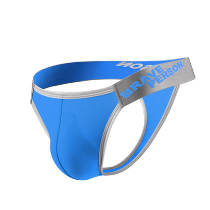 Men's Printed String Thong – 6 Colours | S–XL | Nylon & Lycra