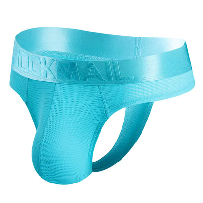 Colourful Waistband Thong – 9 Colours incl. Fluor | M–2XL | Nylon & Lycra