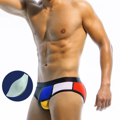 Swimbrief Nasty Comic – 4 Bold Prints | With or Without Pad | M–XXL