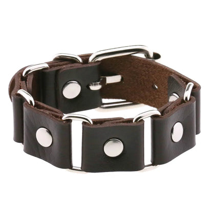 Faux Leather Wristband